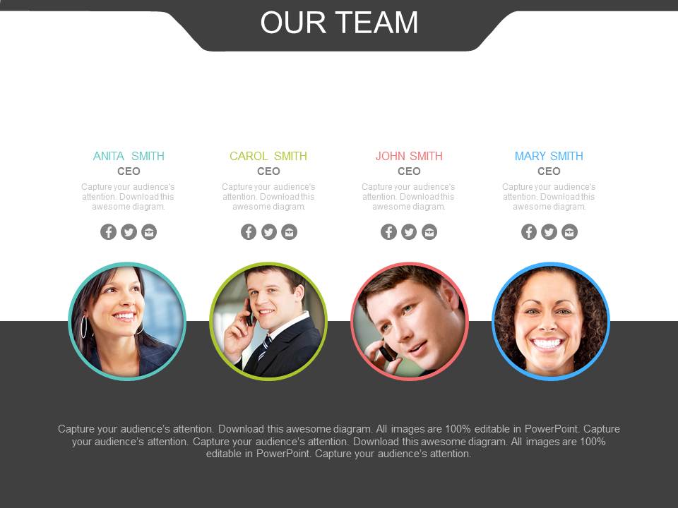 Introduction To Our Support Team Powerpoint Slides