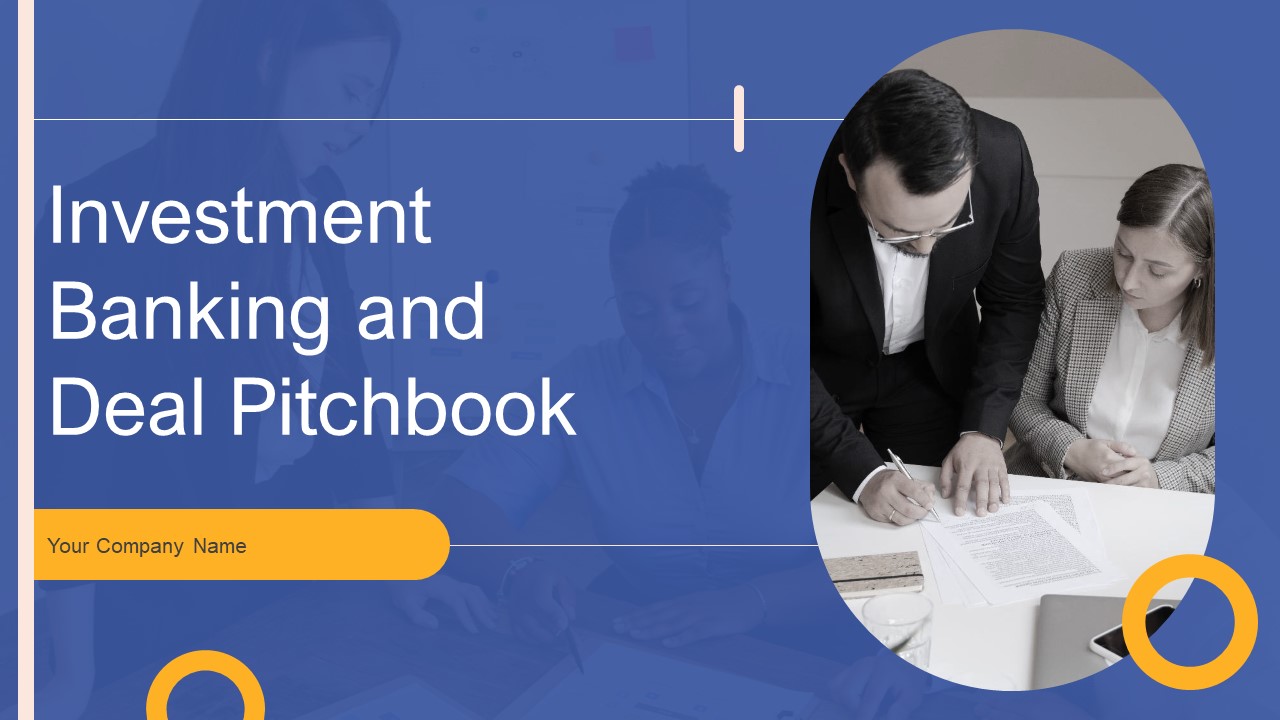 Investment Banking And Deal Pitchbook Ppt PowerPoint Presentation Complete Deck With Slides