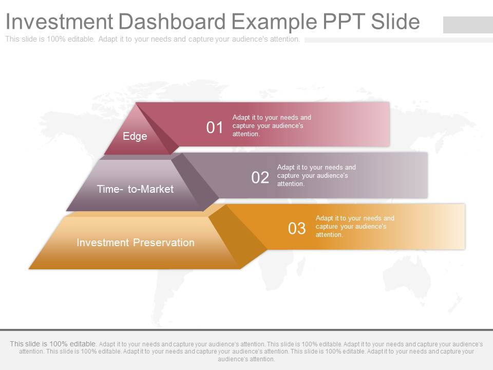 Investment Dashboard Example Ppt Slide