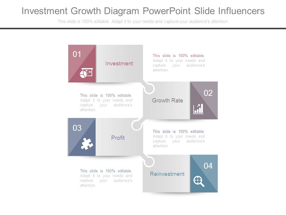 Investment Growth Diagram Powerpoint Slide Influencers