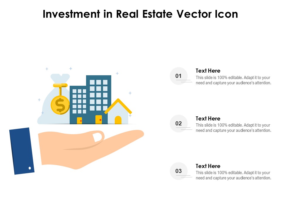 Investment In Real Estate Vector Icon Ppt PowerPoint Presentation Portfolio Show PDF