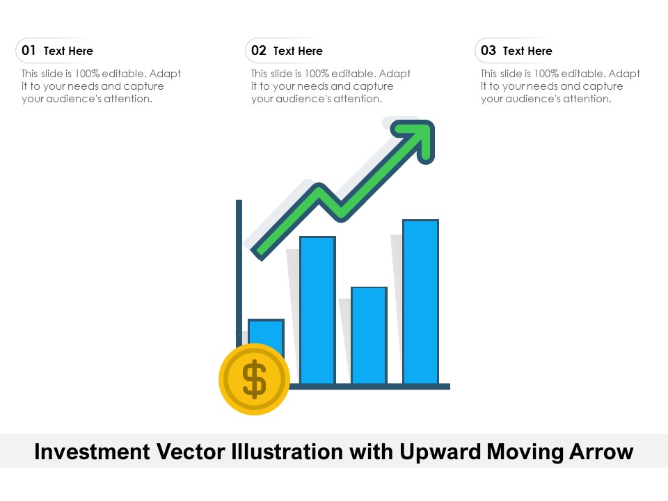 Investment Vector Illustration With Upward Moving Arrow Ppt PowerPoint Presentation File Outfit PDF