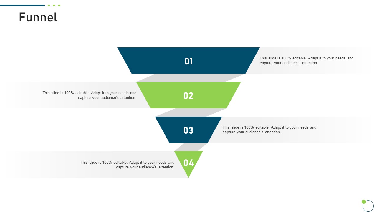 Investor Pitch Deck New Venture Capital Raising Funnel Brochure PDF