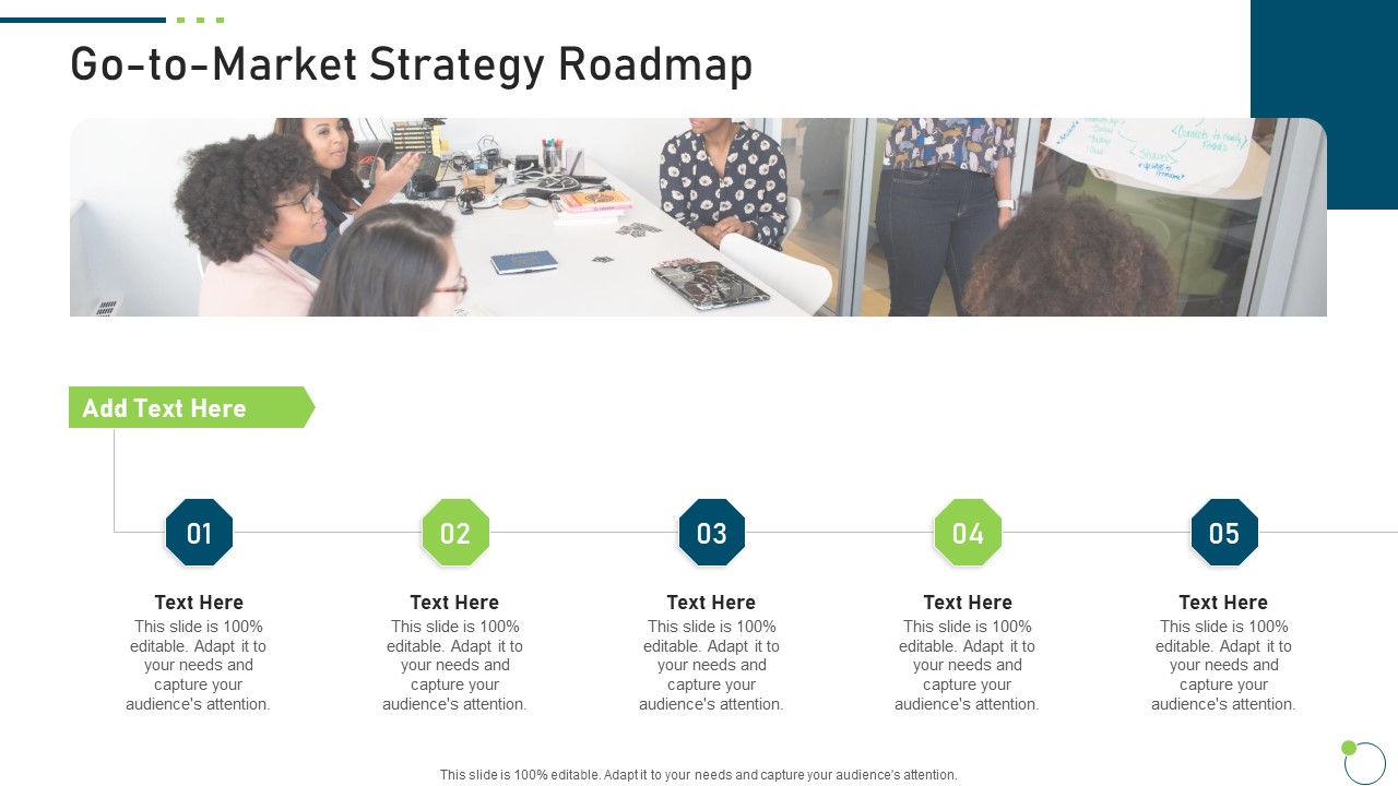 Investor Pitch Deck New Venture Capital Raising Go To Market Strategy Roadmap Designs PDF