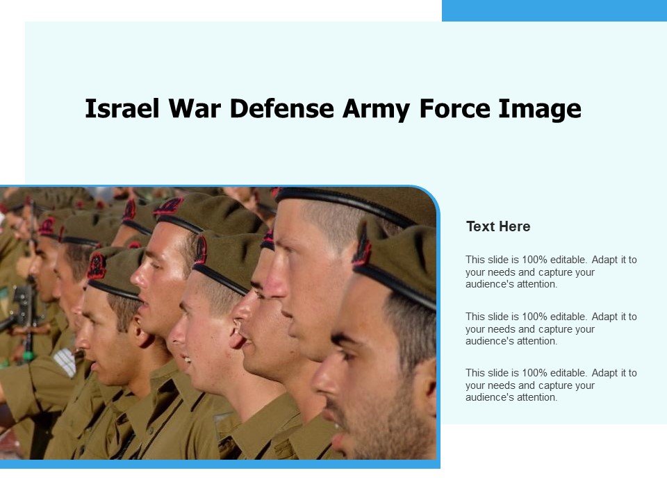 Israel War Defense Army Force Image Ppt PowerPoint Presentation File Tips PDF