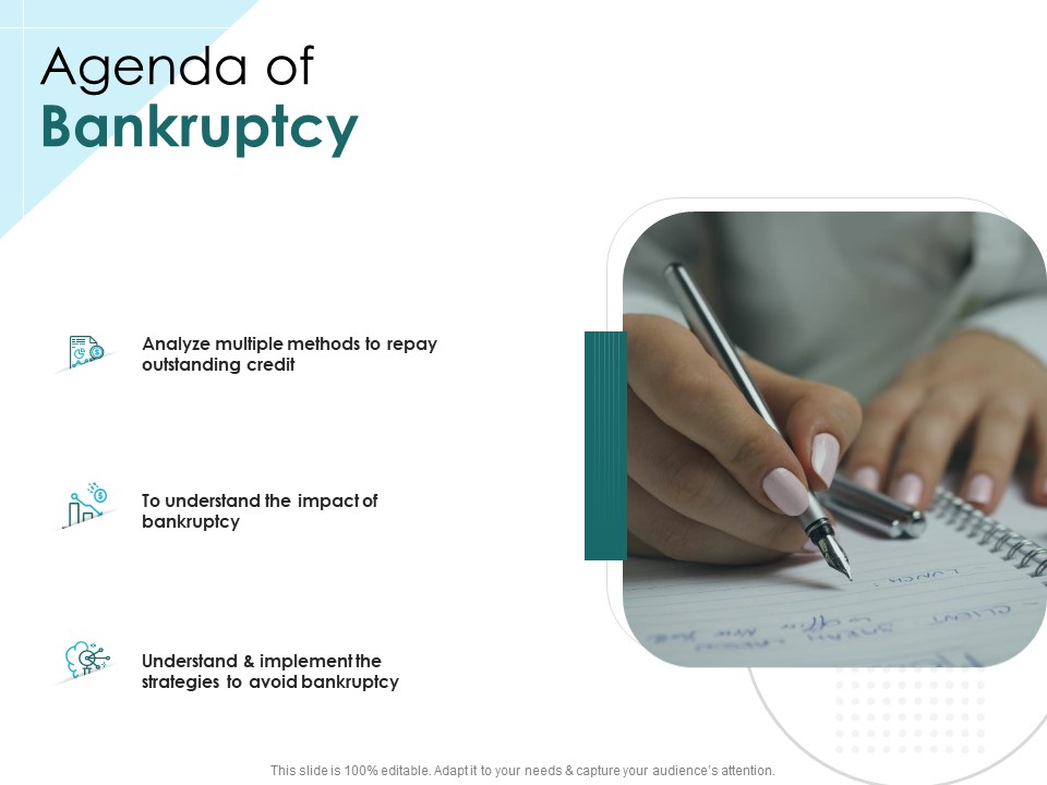 Issues Which Leads To Insolvency Agenda Of Bankruptcy Ppt Slides Deck PDF