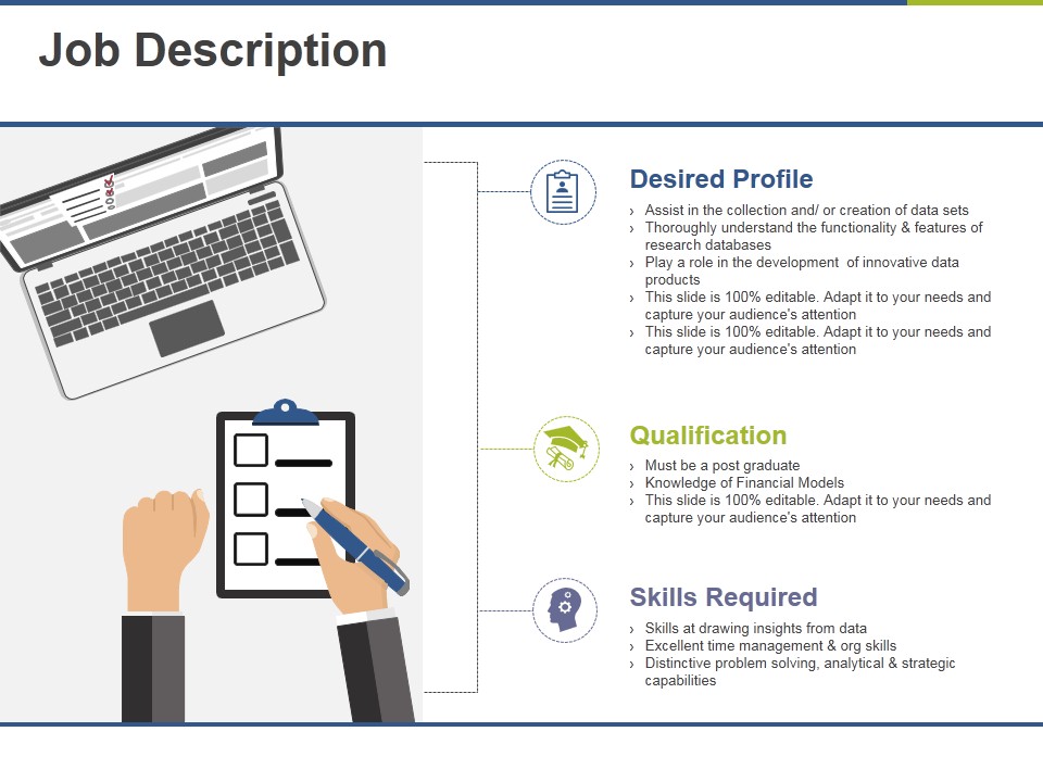 Job Description Ppt PowerPoint Presentation Gallery Samples