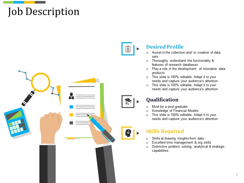 Job Description Ppt PowerPoint Presentation Inspiration Designs Download