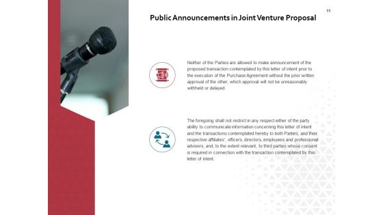 Joint Venture Proposal Ppt PowerPoint Presentation Complete Deck With Slides