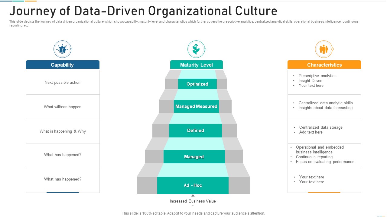 Journey Of Data Driven Organizational Culture Sample PDF