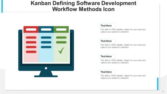 Kanban Process Icon Quality Services Ppt PowerPoint Presentation Complete Deck With Slides