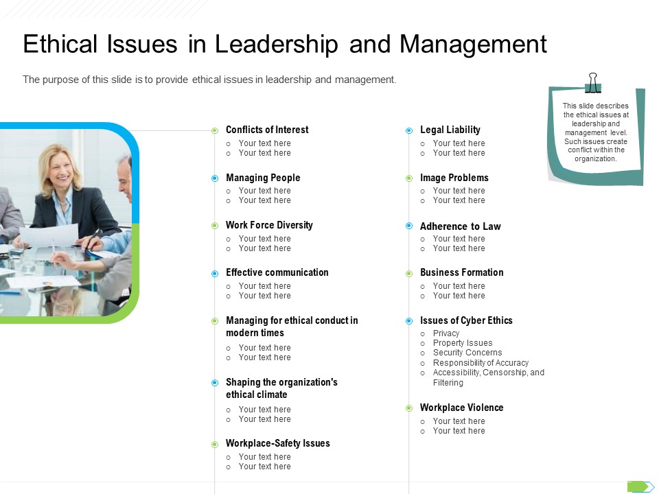 Key Competencies For Organization Authorities Ethical Issues In Leadership And Management Download PDF
