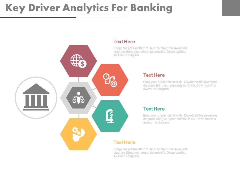 Key Driver Analytics For Banking Ppt Slides