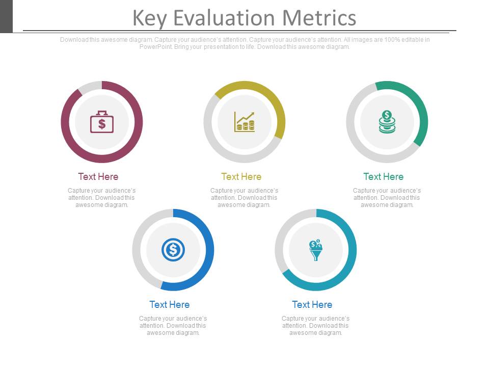 Key Evaluation Metrics Ppt Slides