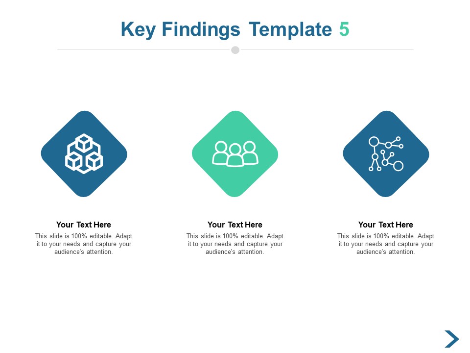 Key Findings Icons Strategy Ppt PowerPoint Presentation File Design Templates