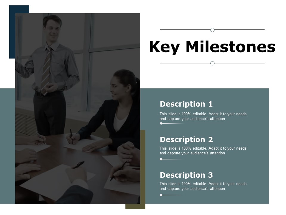Key Milestones Slide Ppt PowerPoint Presentation Slides Rules