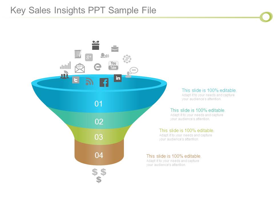 Key Sales Insights Ppt Sample File