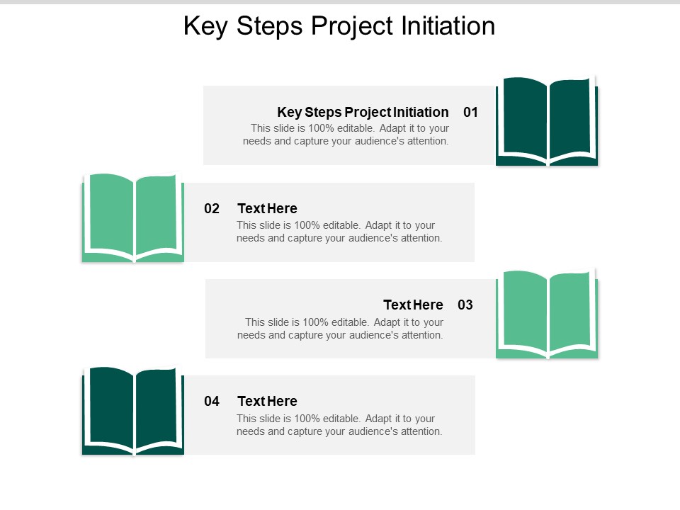 Key Steps Project Initiation Ppt PowerPoint Presentation File Graphic Images Cpb