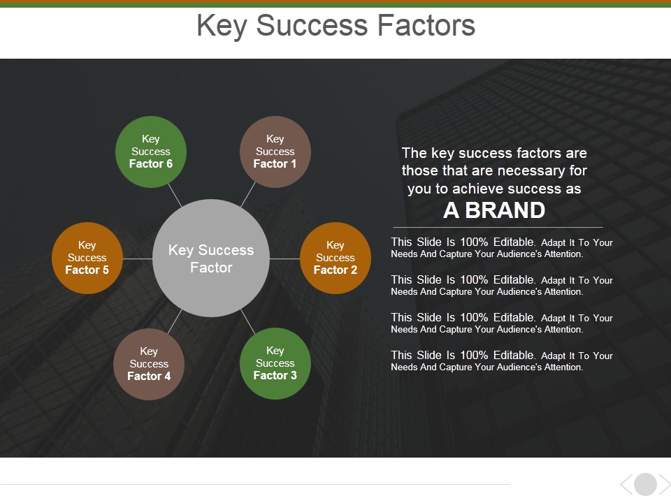 Key Success Factors Ppt PowerPoint Presentation Model Background