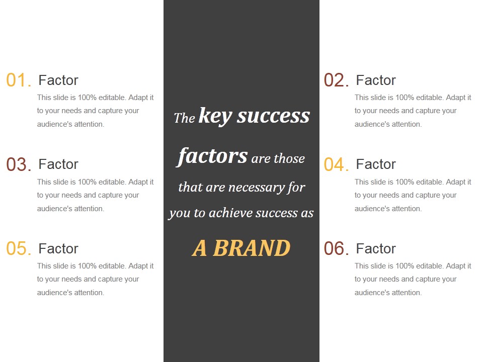 Key Success Factors Ppt PowerPoint Presentation Templates