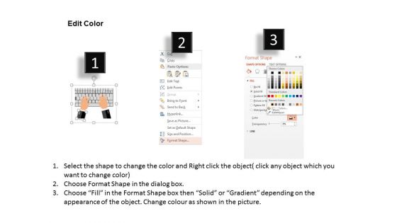 Keyboard For Strategic Information Systems Planning Powerpoint Template