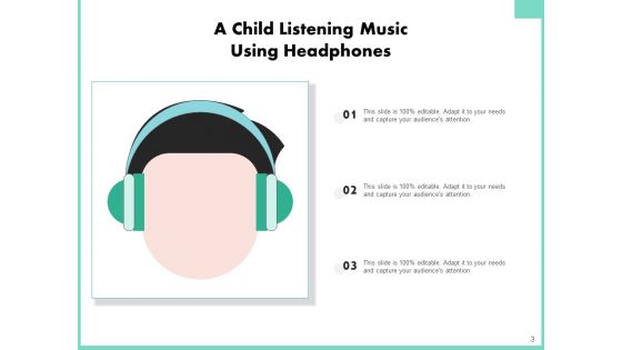 Kids Tune Headphones Children Learning Ppt PowerPoint Presentation Complete Deck