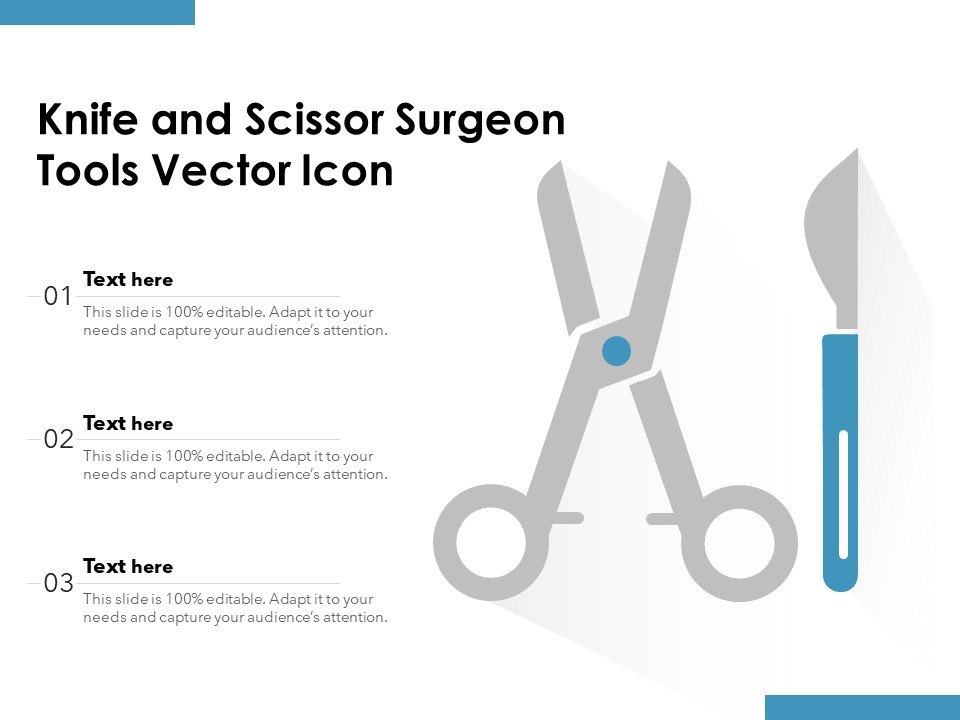 Knife And Scissor Surgeon Tools Vector Icon Ppt PowerPoint Presentation Professional Graphics Example PDF