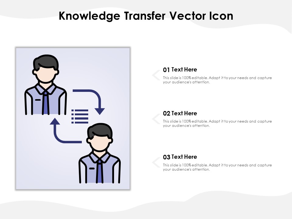 Knowledge Transfer Vector Icon Ppt PowerPoint Presentation Inspiration Brochure