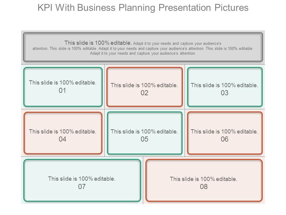 Kpi With Business Planning Presentation Pictures