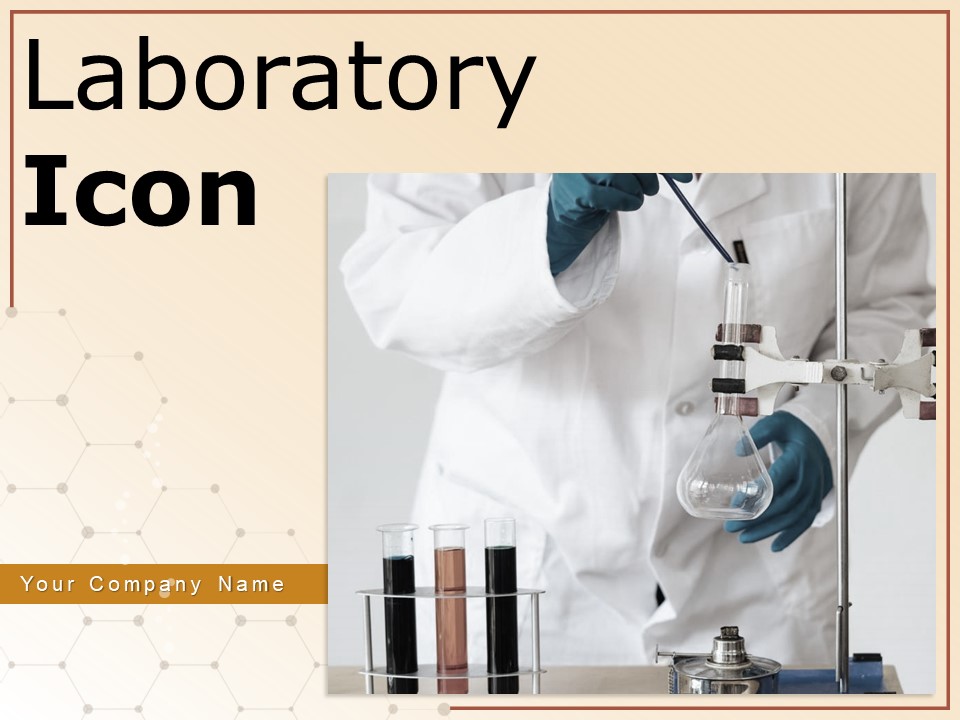 Laboratory Icon Testing Icon Medical Testing Blood Pressure Ppt PowerPoint Presentation Complete Deck