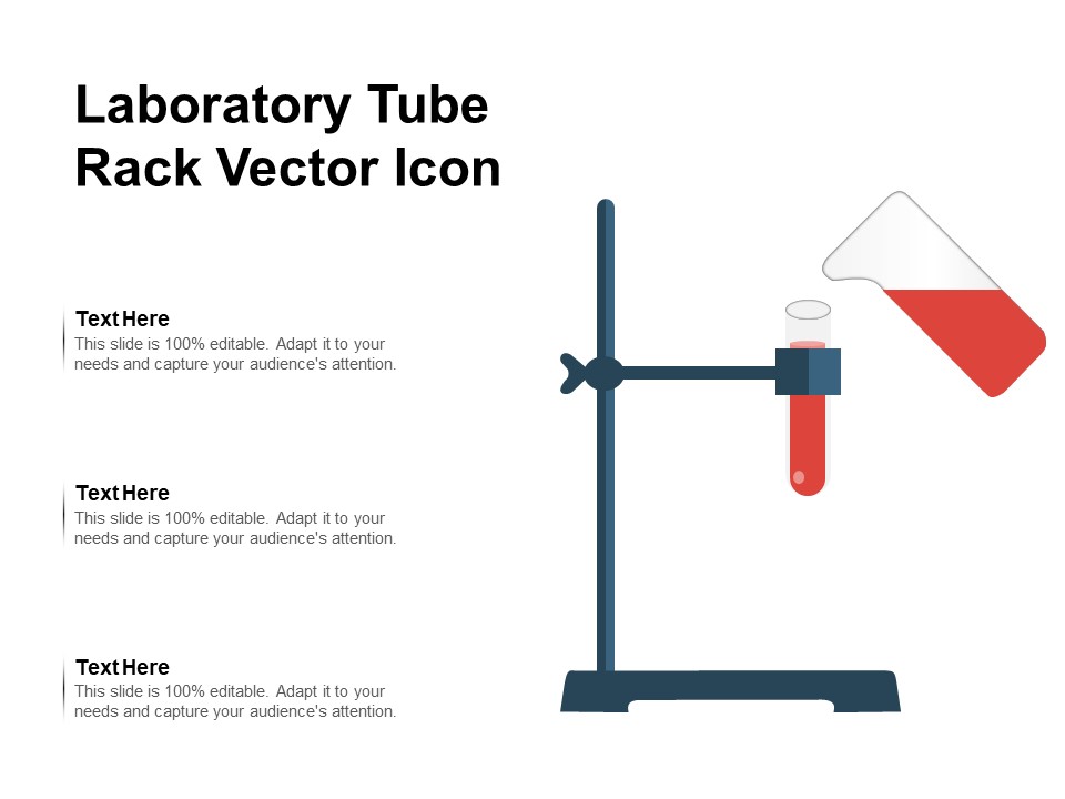 Laboratory Tube Rack Vector Icon Ppt PowerPoint Presentation Icon Layouts PDF