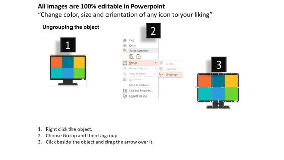 Laptop Infographics For Social Media Powerpoint Templates