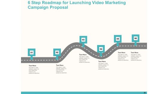 Launching Video Marketing Campaign Proposal Ppt PowerPoint Presentation Complete Deck With Slides