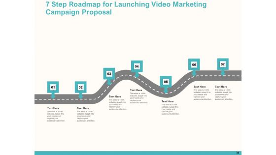 Launching Video Marketing Campaign Proposal Ppt PowerPoint Presentation Complete Deck With Slides