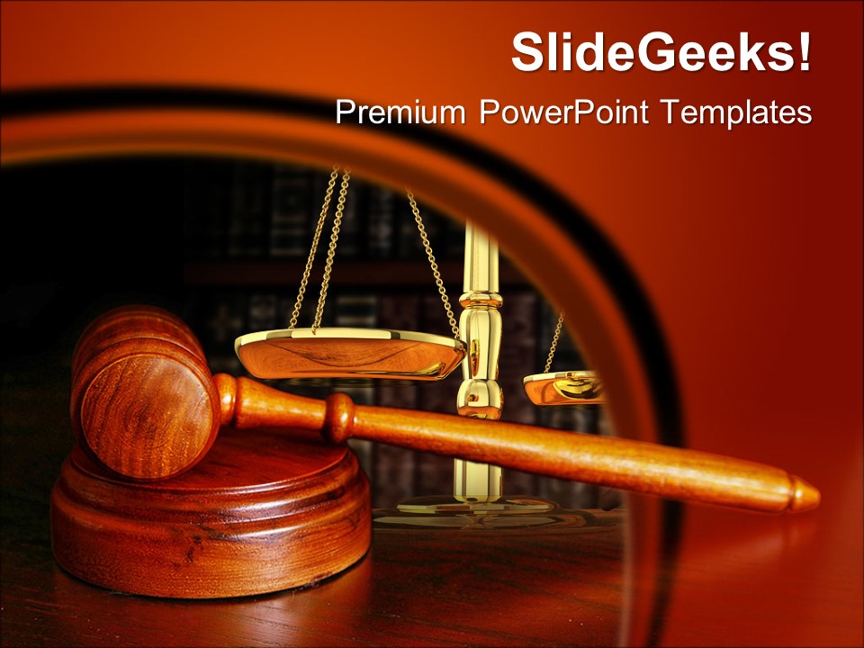 Law Free PowerPoint Slide