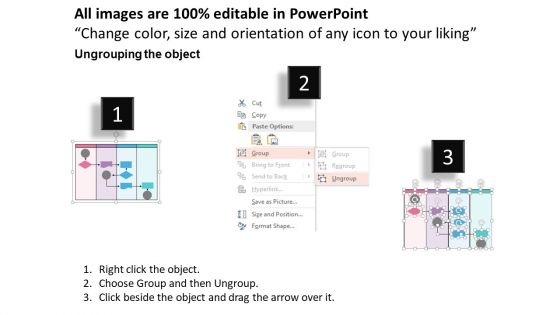 Layout Of Business Process Flow Powerpoint Template