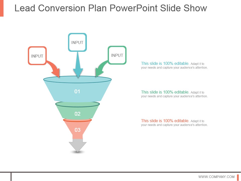 Lead Conversion Plan Powerpoint Slide Show