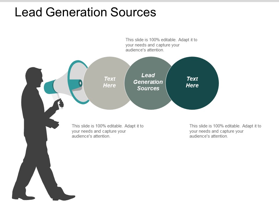 Lead Generation Sources Ppt PowerPoint Presentation Infographic Template Objects