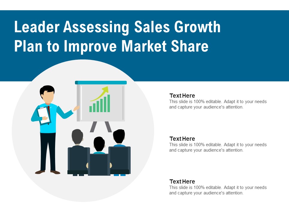 Leader Assessing Sales Growth Plan To Improve Market Share Ppt PowerPoint Presentation Layouts Templates PDF
