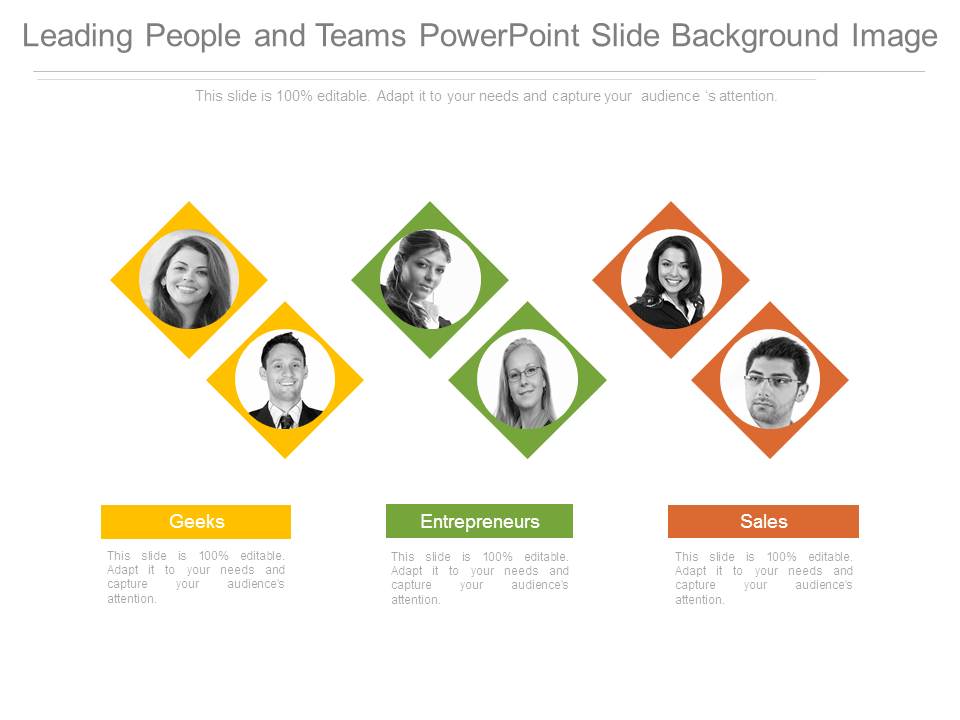 Leading People And Teams Powerpoint Slide Background Image