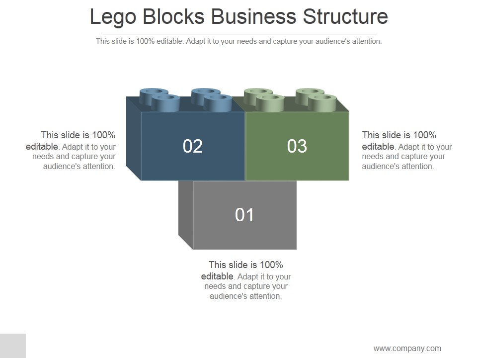 Lego Blocks Business Structure Ppt PowerPoint Presentation Good