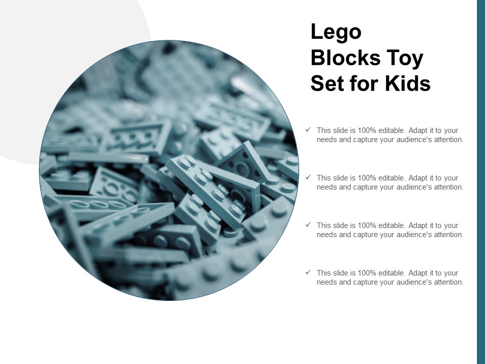 Lego Blocks Toy Set For Kids Ppt Powerpoint Presentation Infographic Template Slides
