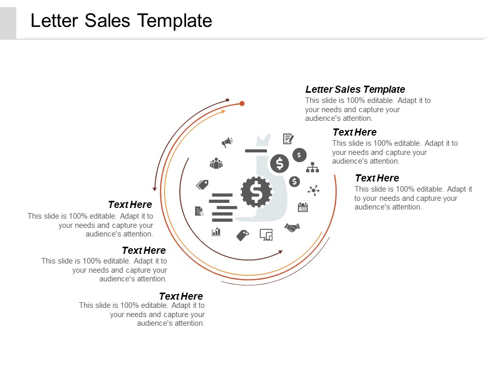 Letter Sales Template Ppt PowerPoint Presentation Styles Example Topics Cpb