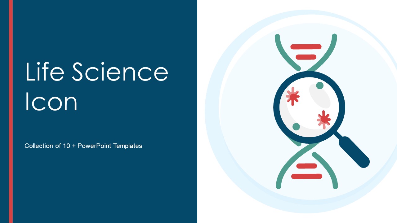 Life Science Icon Ppt PowerPoint Presentation Complete Deck With Slides