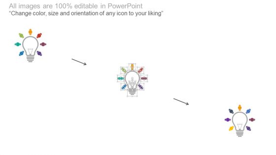 Light Bulb With Seven Ideas Tags Powerpoint Slides