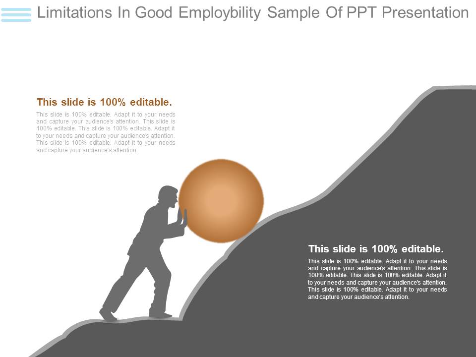 Limitations In Good Employbility Sample Of Ppt Presentation