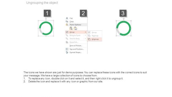 Linear Circles Percentage Analysis Charts Powerpoint Slides