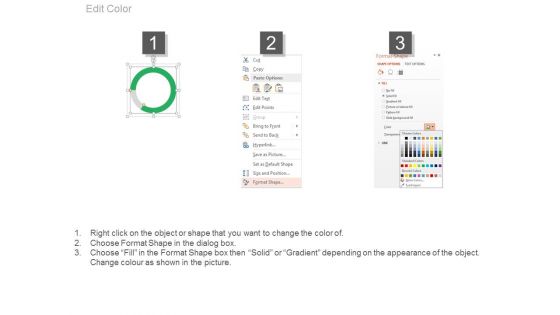 Linear Circles Percentage Analysis Charts Powerpoint Slides