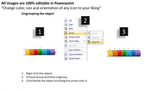 Linear Flow Power Point PowerPoint Presentation Template