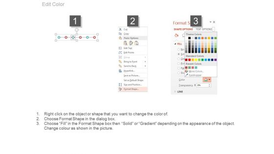 Linear Timeline With Years For Business Agenda Powerpoint Slides